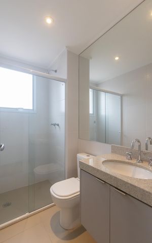 Apartamento para alugar com 136m², 3 quartos e 3 vagasBanheiro Suíte 1