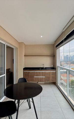 Apartamento para alugar com 51m², 1 quarto e 1 vagaSacada 