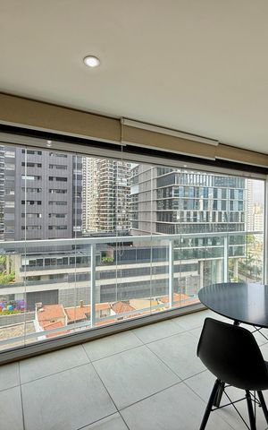 Apartamento para alugar com 51m², 1 quarto e 1 vagaSacada 