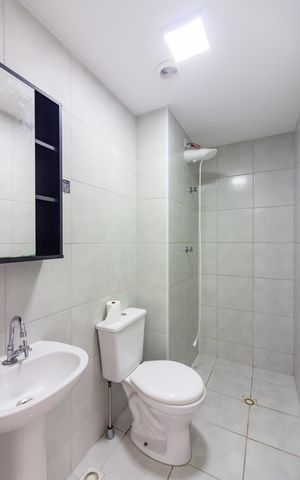 Apartamento para alugar com 35m², 1 quarto e 1 vaga Apartamento para alugar com 35m², 1 quarto e 1 vagaBanheiro