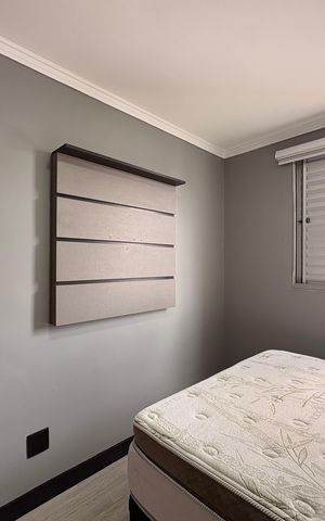 Apartamento à venda com 50m², 2 quartos e 2 vagas Apartamento à venda com 50m², 2 quartos e 2 vagasQuarto 1