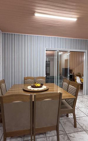 Casa à venda com 166m², 3 quartos e 2 vagas Casa à venda com 166m², 3 quartos e 2 vagasSala de Jantar
