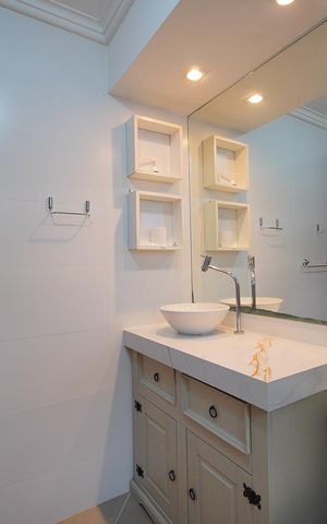 Casa de condomínio para alugar com 140m², 3 quartos e 2 vagasBanheiro da Suíte 