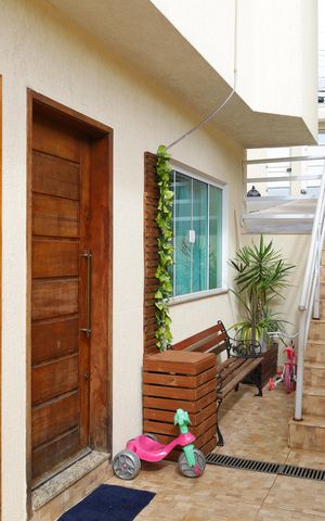 Casa de condomínio à venda com 80m², 2 quartos e 1 vagaÁrea comum