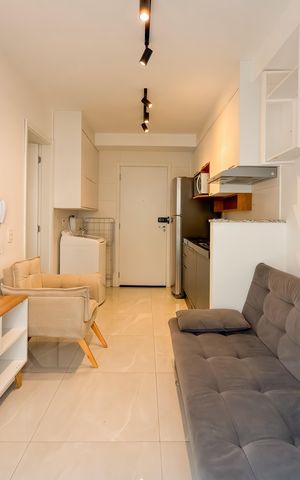Apartamento para alugar com 30m², 1 quarto e sem vaga Apartamento para alugar com 30m², 1 quarto e sem vagaSala/Cozinha