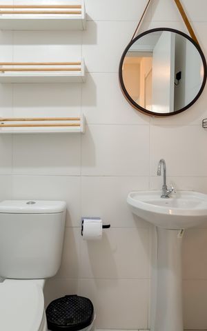 Apartamento para alugar com 30m², 1 quarto e sem vaga Apartamento para alugar com 30m², 1 quarto e sem vagaBanheiro Social