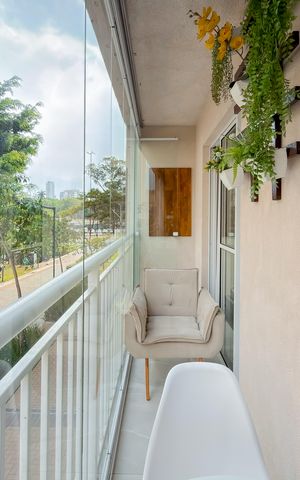 Apartamento para alugar com 30m², 1 quarto e sem vaga Apartamento para alugar com 30m², 1 quarto e sem vagaVaranda da Sala/Cozinha