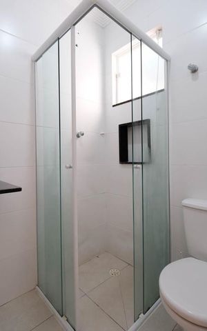 Casa de condomínio à venda com 83m², 2 quartos e 2 vagasBanheiro da Suíte 2