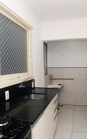 Apartamento à venda com 45m², 1 quarto e sem vagaCozinha + Área de Serviço