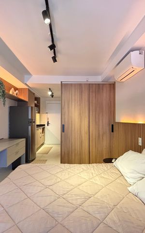 Studio para alugar com 31m², 1 quarto e 1 vaga Studio para alugar com 31m², 1 quarto e 1 vagaStudio