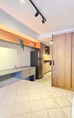 Studio para alugar com 31m², 1 quarto e 1 vaga Studio para alugar com 31m², 1 quarto e 1 vagaStudio