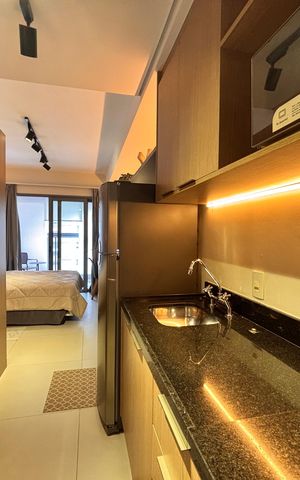 Studio para alugar com 31m², 1 quarto e 1 vaga Studio para alugar com 31m², 1 quarto e 1 vagaStudio