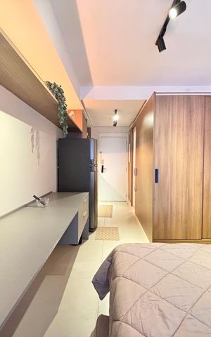 Studio para alugar com 31m², 1 quarto e 1 vaga Studio para alugar com 31m², 1 quarto e 1 vagaStudio
