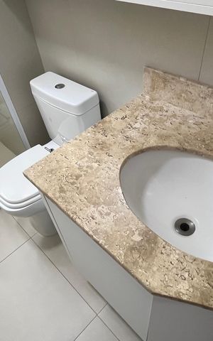 Apartamento para alugar com 83m², 2 quartos e 2 vagas Apartamento para alugar com 83m², 2 quartos e 2 vagasBanheiro social