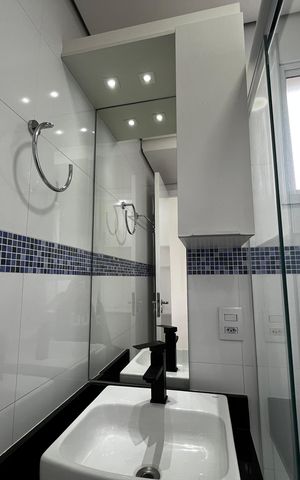 Apartamento para alugar com 66m², 3 quartos e 2 vagas Apartamento para alugar com 66m², 3 quartos e 2 vagasBanheiro da Suíte