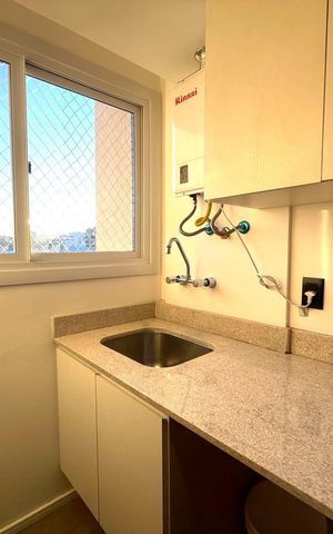 Apartamento à venda com 65m², 1 quarto e 2 vagasÁrea de serviço