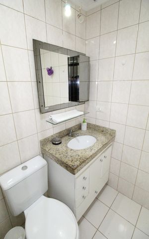 Apartamento para alugar com 85m², 3 quartos e 2 vagasBanheiro da Suíte