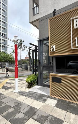 Studio para alugar com 22m², 1 quarto e sem vaga Studio para alugar com 22m², 1 quarto e sem vagaFachada