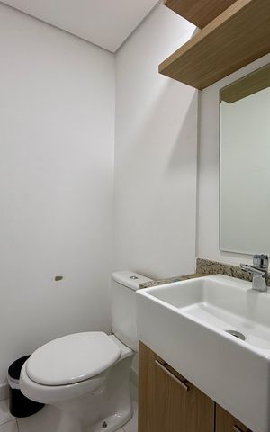 Studio para alugar com 22m², 1 quarto e sem vaga Studio para alugar com 22m², 1 quarto e sem vagaBanheiro