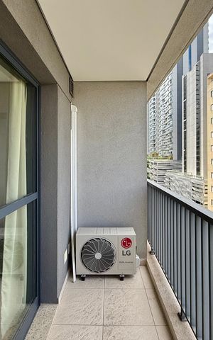Studio para alugar com 22m², 1 quarto e sem vaga Studio para alugar com 22m², 1 quarto e sem vagaSacada