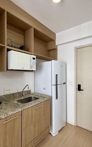 Studio para alugar com 22m², 1 quarto e sem vaga Studio para alugar com 22m², 1 quarto e sem vagaCozinha