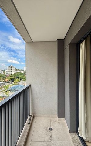 Studio para alugar com 22m², 1 quarto e sem vaga Studio para alugar com 22m², 1 quarto e sem vagaSacada