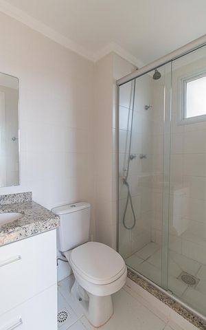 Apartamento para alugar com 80m², 3 quartos e 2 vagasBanheiro da Suíte