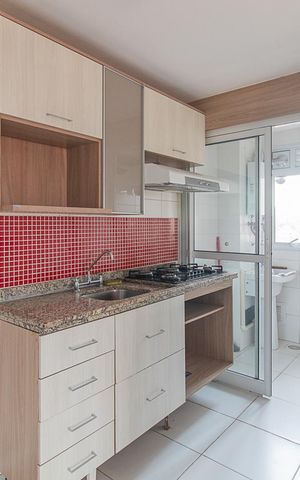 Apartamento para alugar com 80m², 3 quartos e 2 vagasCozinha e Área de Serviço