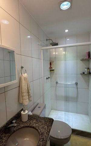 Apartamento para alugar com 65m², 2 quartos e 1 vagaBanheiro