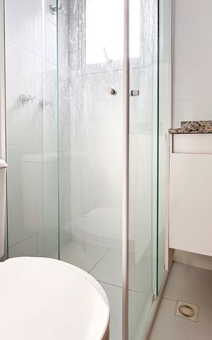 Apartamento para alugar com 66m², 2 quartos e 2 vagas Apartamento para alugar com 66m², 2 quartos e 2 vagasBanheiro da Suíte