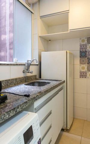 Studio à venda com 35m², 1 quarto e sem vaga Studio à venda com 35m², 1 quarto e sem vagaCozinha