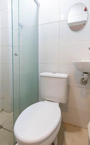 Studio à venda com 35m², 1 quarto e sem vaga Studio à venda com 35m², 1 quarto e sem vagaBanheiro Social