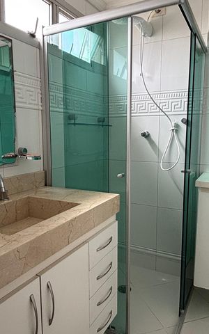 Apartamento à venda com 101m², 3 quartos e 1 vaga Apartamento à venda com 101m², 3 quartos e 1 vagaBanheiro Suíte
