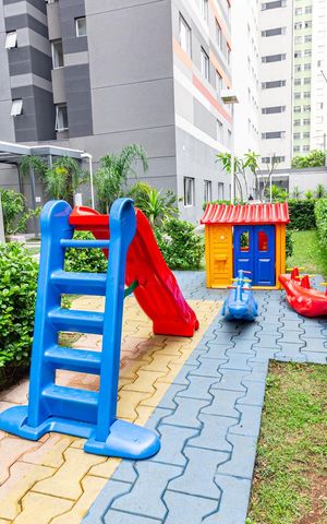 Apartamento à venda com 20m², 1 quarto e sem vaga Apartamento à venda com 20m², 1 quarto e sem vagaÁrea comum - Playground