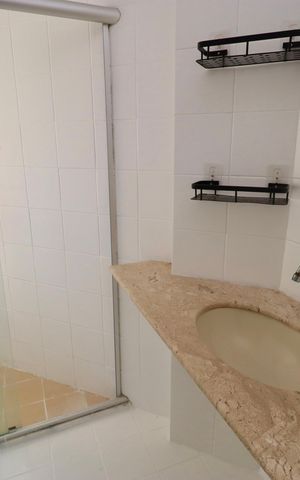 Apartamento para alugar com 51m², 1 quarto e 1 vaga Apartamento para alugar com 51m², 1 quarto e 1 vagaBanheiro