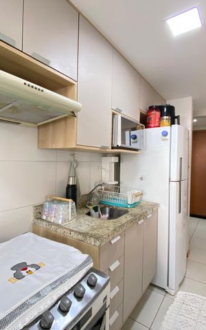 Apartamento à venda com 44m², 1 quarto e 1 vaga Apartamento à venda com 44m², 1 quarto e 1 vagaCozinha
