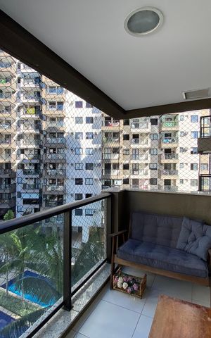Apartamento à venda com 44m², 1 quarto e 1 vaga Apartamento à venda com 44m², 1 quarto e 1 vagaVaranda da Sala