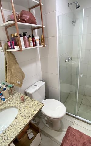 Apartamento à venda com 44m², 1 quarto e 1 vaga Apartamento à venda com 44m², 1 quarto e 1 vagaBanheiro social