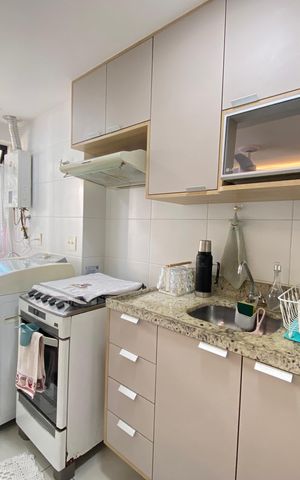Apartamento à venda com 44m², 1 quarto e 1 vaga Apartamento à venda com 44m², 1 quarto e 1 vagaCozinha