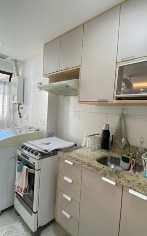 Apartamento à venda com 44m², 1 quarto e 1 vaga Apartamento à venda com 44m², 1 quarto e 1 vagaCozinha