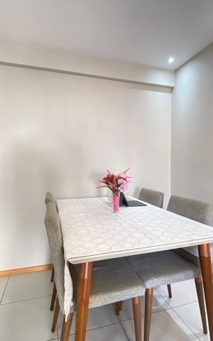 Apartamento à venda com 44m², 1 quarto e 1 vaga Apartamento à venda com 44m², 1 quarto e 1 vagaSala de jantar