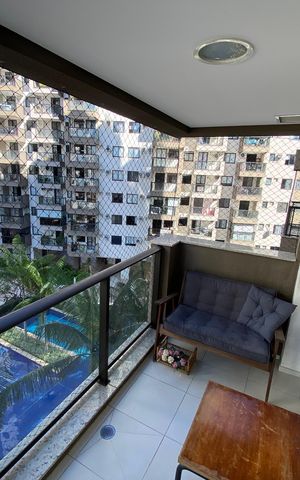 Apartamento à venda com 44m², 1 quarto e 1 vaga Apartamento à venda com 44m², 1 quarto e 1 vagaVaranda da Sala