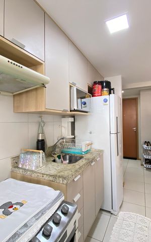 Apartamento à venda com 44m², 1 quarto e 1 vaga Apartamento à venda com 44m², 1 quarto e 1 vagaCozinha