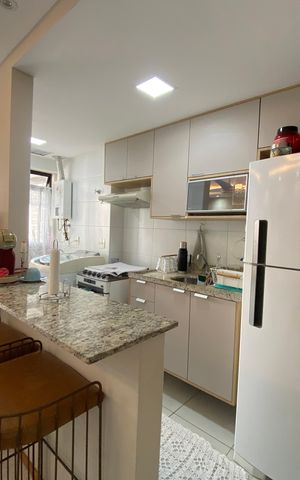Apartamento à venda com 44m², 1 quarto e 1 vaga Apartamento à venda com 44m², 1 quarto e 1 vagaCozinha