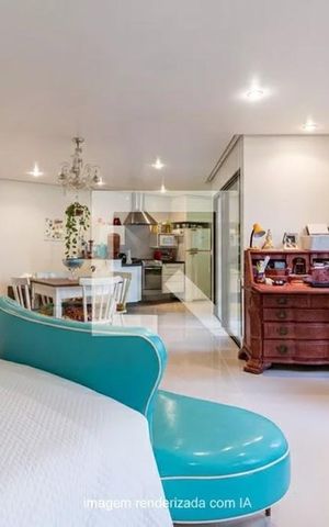 Apartamento à venda com 58m², 1 quarto e 2 vagas