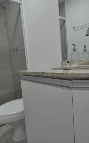 Apartamento para alugar com 60m², 2 quartos e 1 vagaBanheiro da Suíte