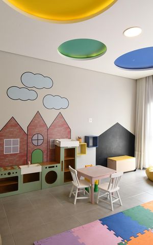 Apartamento para alugar com 100m², 3 quartos e 2 vagasÁrea comum - Brinquedoteca