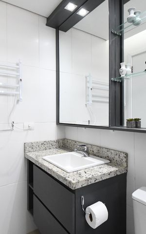 Apartamento para alugar com 100m², 3 quartos e 2 vagasBanheiro da Suíte
