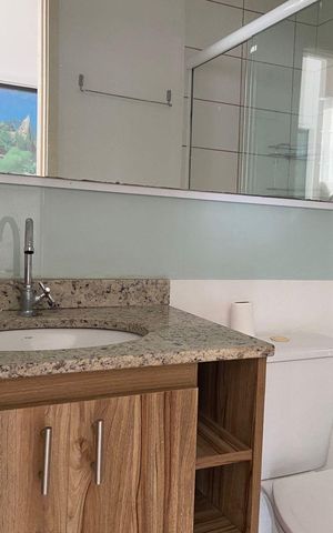 Apartamento à venda com 51m², 2 quartos e 1 vaga Apartamento à venda com 51m², 2 quartos e 1 vagaBanheiro social