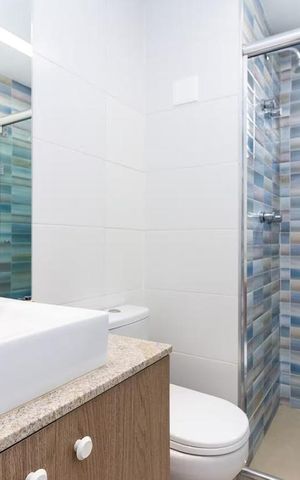 Apartamento à venda com 46m², 1 quarto e 1 vaga Apartamento à venda com 46m², 1 quarto e 1 vagaBanheiro